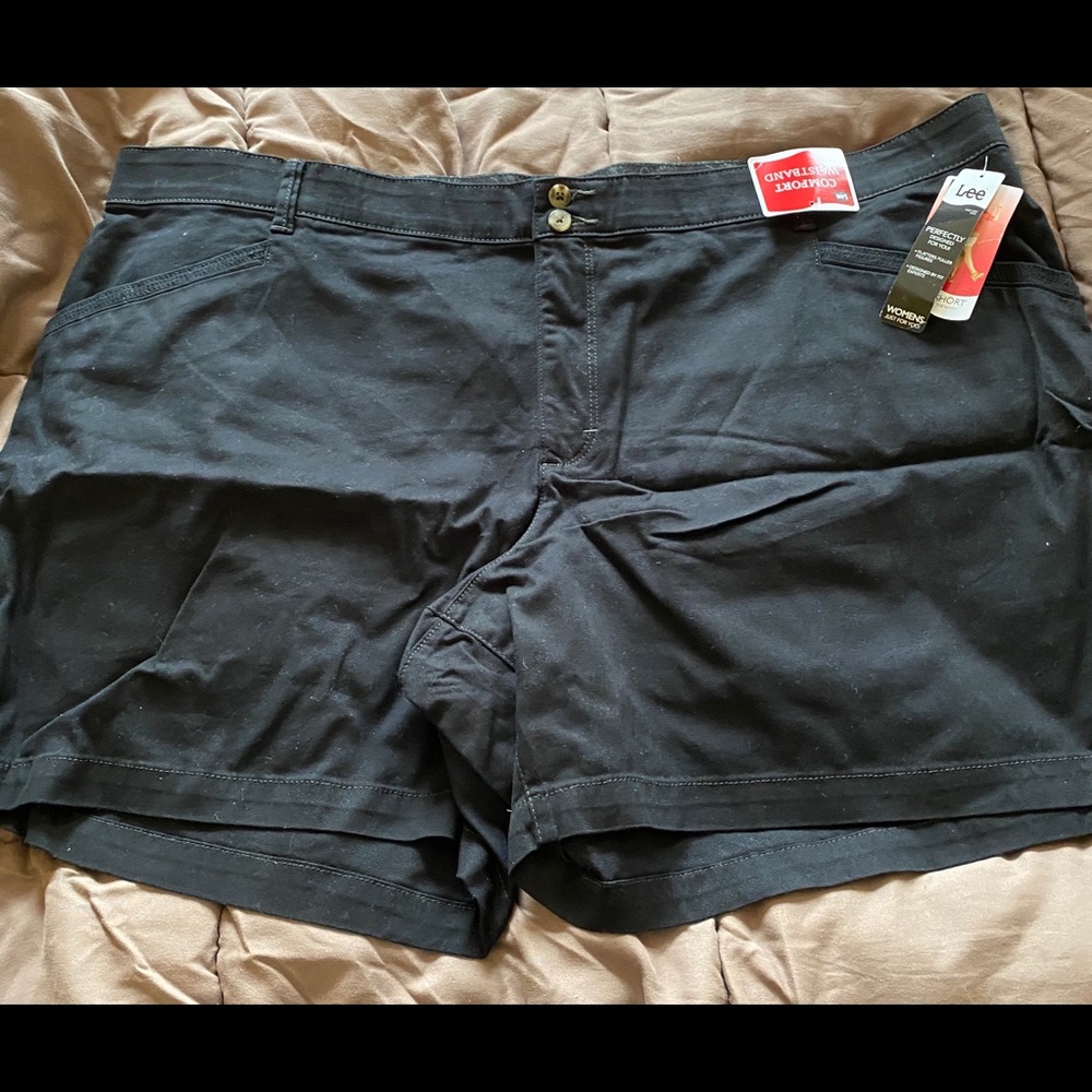 Lee by Riders Black Jean shorts size 26W M